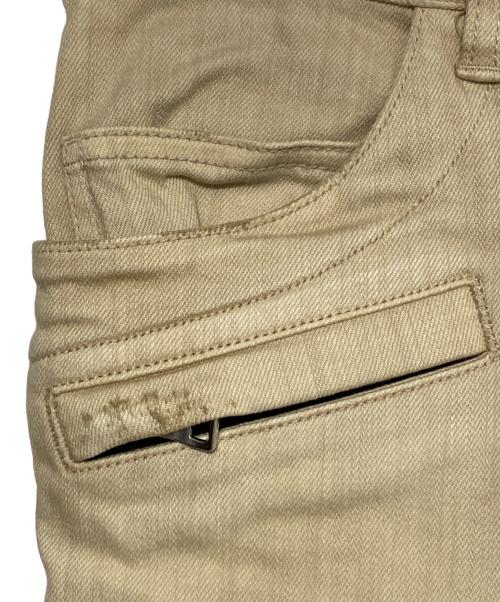 BALMAIN（バルマン）BALMAIN (バルマン) バイカーパンツ ベージュ サイズ:30の古着・服飾アイテム