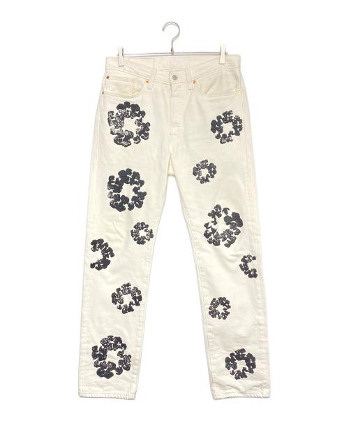 Denim Tears（デニムティアーズ）Denim Tears (デニムティアーズ) LEVI'S (リーバイス) デニムパンツ ホワイト サイズ:32の古着・服飾アイテム