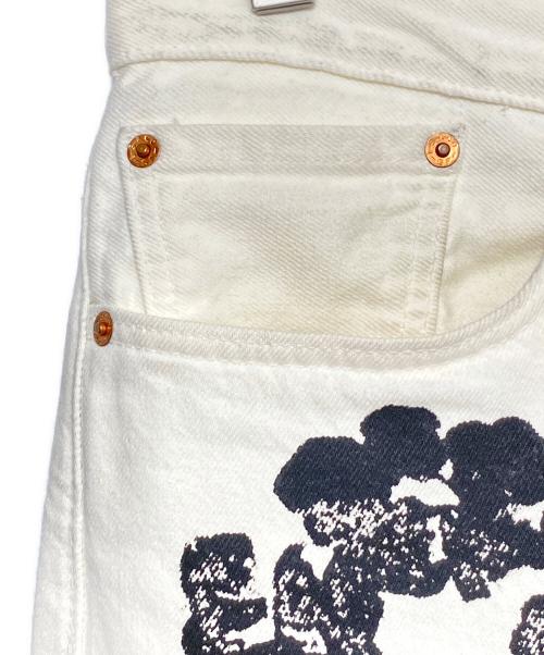 Denim Tears（デニムティアーズ）Denim Tears (デニムティアーズ) LEVI'S (リーバイス) デニムパンツ ホワイト サイズ:32の古着・服飾アイテム