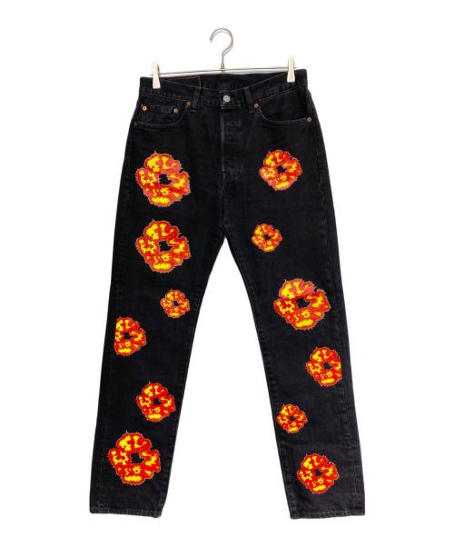 Denim Tears（デニムティアーズ）Denim Tears (デニムティアーズ) OFFSET (オフセット) LEVI'S (リーバイス) デニムパンツ ブラック サイズ:32の古着・服飾アイテム