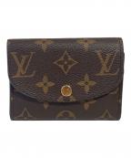 LOUIS VUITTONルイ ヴィトン）の古着「ポルトモネ･ロザリ」｜ブラウン×ピンク