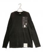 MONCLERモンクレール）の古着「L/S TEE」｜ブラック
