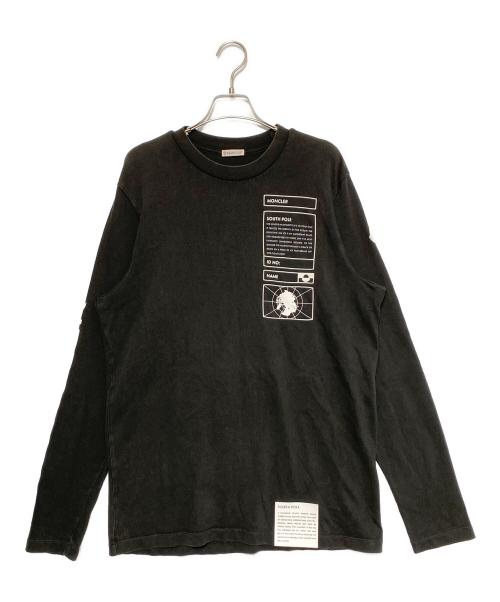 MONCLER（モンクレール）MONCLER (モンクレール) L/S TEE ブラック サイズ:Sの古着・服飾アイテム