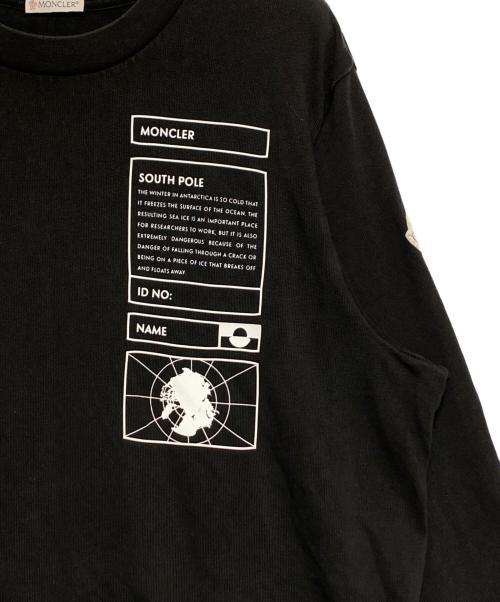 MONCLER（モンクレール）MONCLER (モンクレール) L/S TEE ブラック サイズ:Sの古着・服飾アイテム