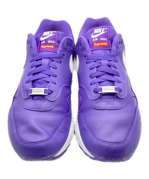 NIKE（ナイキ）NIKE (ナイキ) SUPREME (シュプリーム) Air Max 1 '87 SP パープル サイズ:28cm(US10)の古着・服飾アイテム