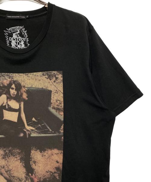 Thee Hysteric XXX（ジィ ヒステリックトリプルエックス）Thee Hysteric XXX (ジィ ヒステリックトリプルエックス) フォトプリントカットソー ブラック サイズ:Lの古着・服飾アイテム