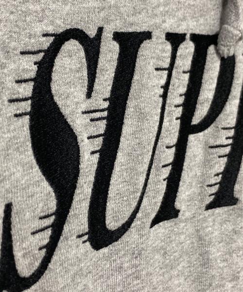 SUPREME（シュプリーム）SUPREME (シュプリーム) Crossover Hooded Sweatshirt ライトグレー サイズ:Lの古着・服飾アイテム