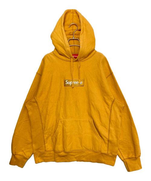 SUPREME（シュプリーム）SUPREME (シュプリーム) Box Logo Hooded Sweatshirt マスタード サイズ:Lの古着・服飾アイテム