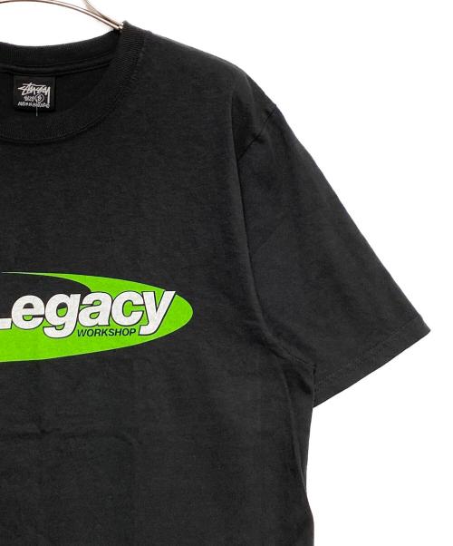 stussy（ステューシー）stussy (ステューシー) OUR LEGACY (アワーレガシー) Work Shop Swirl Tee ブラック サイズ:Sの古着・服飾アイテム