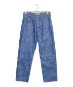 stussyステューシー）の古着「BIG OL’JEAN STONEWASHED LEATHER」｜ブルー