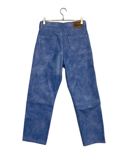 stussy（ステューシー）stussy (ステューシー) BIG OL’JEAN STONEWASHED LEATHER ブルー サイズ:28の古着・服飾アイテム