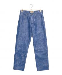 stussy（ステューシー）の古着「BIG OL’JEAN STONEWASHED LEATHER」｜ブルー