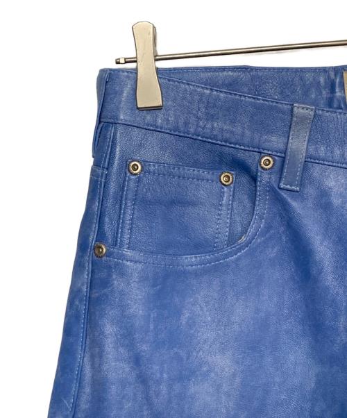 stussy（ステューシー）stussy (ステューシー) BIG OL’JEAN STONEWASHED LEATHER ブルー サイズ:28の古着・服飾アイテム