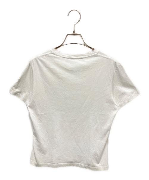 MONCLER（モンクレール）MONCLER (モンクレール) IT'S MY MONCLER T-SHIRT/ロゴデザインTシャツ ホワイト サイズ:Sの古着・服飾アイテム