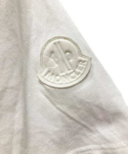 MONCLER（モンクレール）MONCLER (モンクレール) IT'S MY MONCLER T-SHIRT/ロゴデザインTシャツ ホワイト サイズ:Sの古着・服飾アイテム