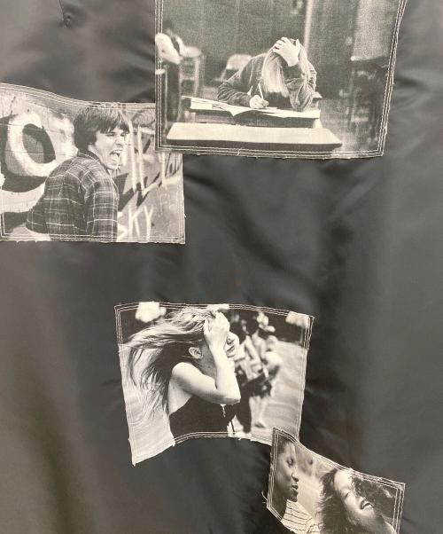 TAKAHIROMIYASHITA TheSoloIst.（タカヒロミヤシタ ザソロイスト）TAKAHIROMIYASHITA TheSoloIst. (タカヒロミヤシタ ザソロイスト) フォトコラージュオーバサイズドボマーブルゾン ブラック サイズ:44の古着・服飾アイテム