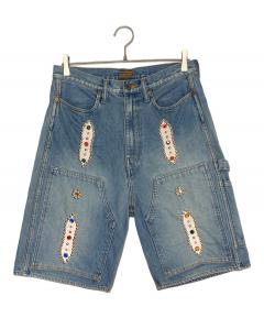 中古・古着通販】AMIRI (アミリ) アートパッチデニムショートパンツ