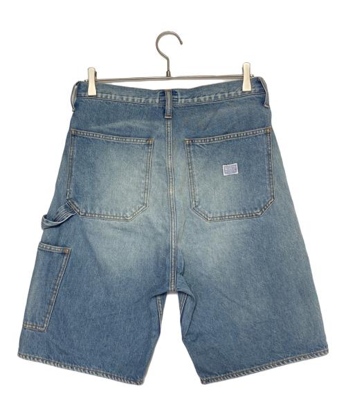 KAPITAL（キャピタル）KAPITAL (キャピタル) スタッドリメイク デニムハーフパンツ スカイブルー サイズ:32の古着・服飾アイテム