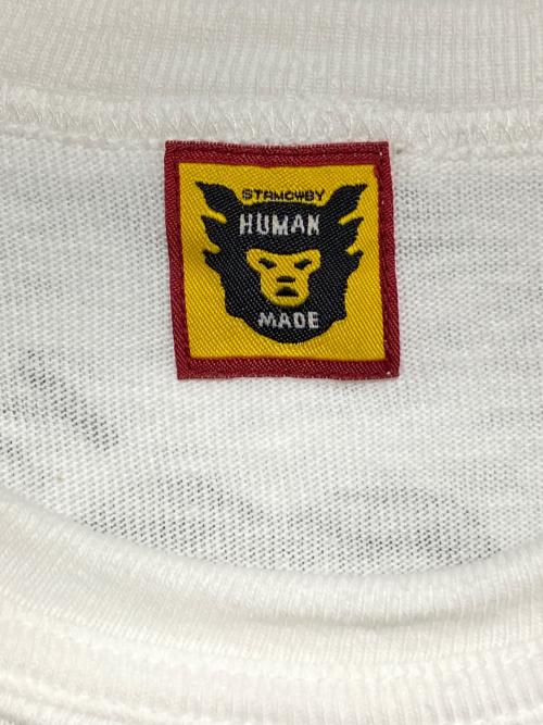 HUMAN MADE（ヒューマンメイド）HUMAN MADE (ヒューマンメイド) KAWS (カウズ) Heart Graphic T-Shirt ホワイト サイズ:Lの古着・服飾アイテム