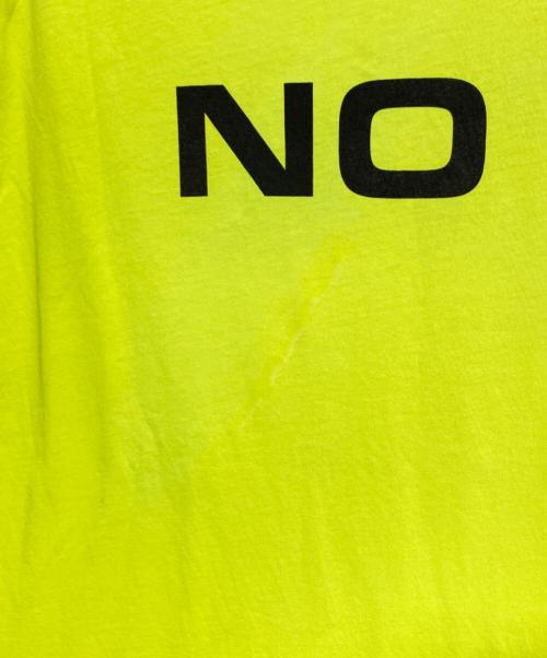 VETEMENTS（ヴェトモン）VETEMENTS (ヴェトモン) Yes/No T-Shirt イエロー サイズ:Mの古着・服飾アイテム