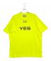 VETEMENTS（ヴェトモン）の古着「Yes/No T-Shirt」｜イエロー
