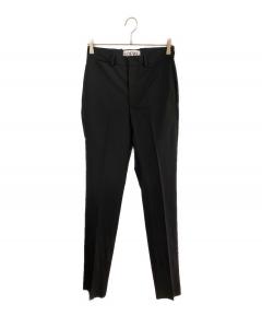 中古・古着通販】LOEWE (ロエベ) 2タックワイドスラックス ブラック