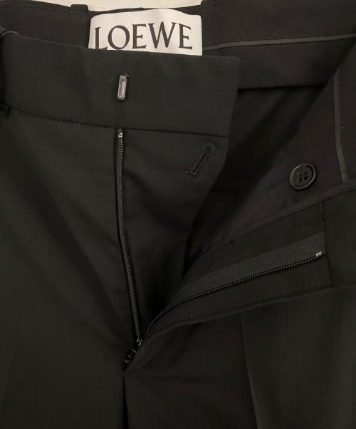LOEWE（ロエベ）LOEWE (ロエベ) スラックス ブラック サイズ:42の古着・服飾アイテム