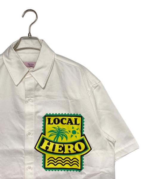 MARTINE ROSE（マーティン・ローズ）MARTINE ROSE (マーティン・ローズ) S/S OVERSHIRT ホワイト サイズ:XSの古着・服飾アイテム