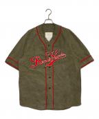 READYMADEレディメイド）の古着「BASE BALL SHIRT」｜オリーブ