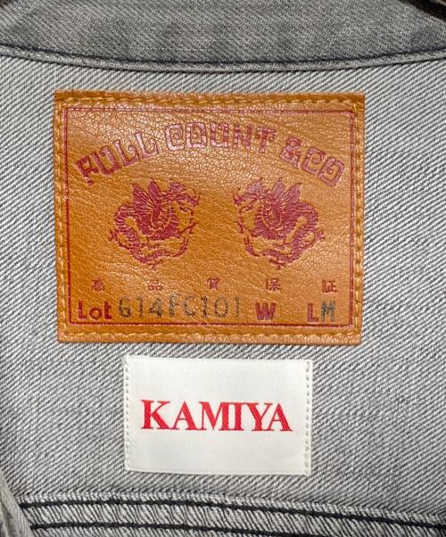 KAMIYA（カミヤ）KAMIYA (カミヤ) FULLCOUNT (フルカウント) Switching Denim Jacket グレー サイズ:Mの古着・服飾アイテム