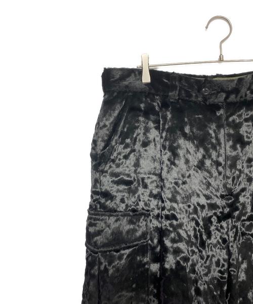 SUPREME（シュプリーム）SUPREME (シュプリーム) YOHJI YAMAMOTO (ヨウジヤマモト) Faux Fur Cargo Pant ブラック サイズ:36の古着・服飾アイテム