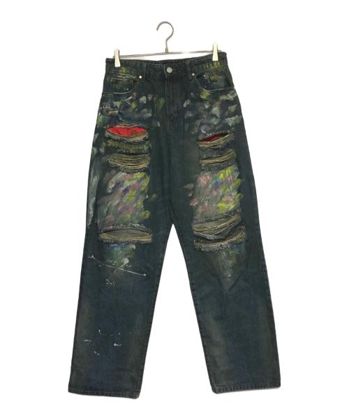 BASKETCASE GALLERY（バスケットケース ギャラリー）BASKETCASE GALLERY (バスケットケース ギャラリー) LAX BAGGY DENIM インディゴ サイズ:30の古着・服飾アイテム