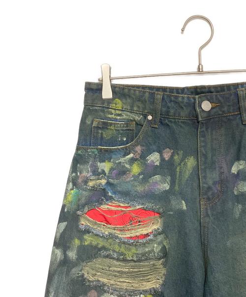 BASKETCASE GALLERY（バスケットケース ギャラリー）BASKETCASE GALLERY (バスケットケース ギャラリー) LAX BAGGY DENIM インディゴ サイズ:30の古着・服飾アイテム