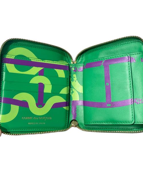 COMME des GARCONS（コムデギャルソン）COMME des GARCONS (コムデギャルソン) 2つ折り財布 グリーンの古着・服飾アイテム