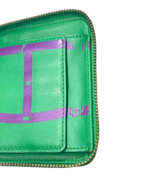 COMME des GARCONS（コムデギャルソン）COMME des GARCONS (コムデギャルソン) 2つ折り財布 グリーンの古着・服飾アイテム