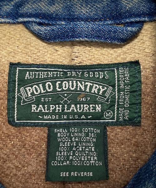 POLO COUNTRY（ポロカントリー）POLO COUNTRY (ポロカントリー) デニムジップアップジャケット インディゴ サイズ:Mの古着・服飾アイテム