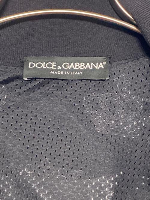 DOLCE & GABBANA（ドルチェ＆ガッバーナ）DOLCE & GABBANA (ドルチェ＆ガッバーナ) クラウン柄ナイロンジャケット ブラック サイズ:44の古着・服飾アイテム