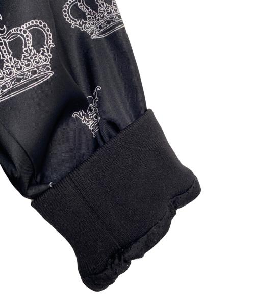 DOLCE & GABBANA（ドルチェ＆ガッバーナ）DOLCE & GABBANA (ドルチェ＆ガッバーナ) クラウン柄ナイロンジャケット ブラック サイズ:44の古着・服飾アイテム