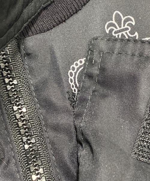 DOLCE & GABBANA（ドルチェ＆ガッバーナ）DOLCE & GABBANA (ドルチェ＆ガッバーナ) クラウン柄ナイロンジャケット ブラック サイズ:44の古着・服飾アイテム