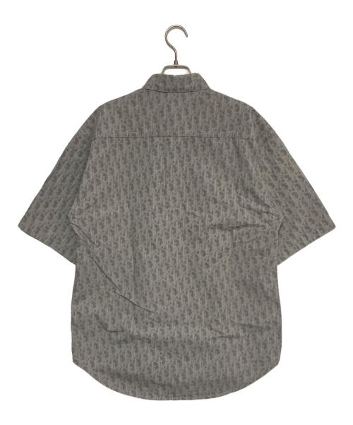Dior（ディオール）DIOR (ディオール) オブリーク コットンデニムショートスリーブ オーバーシャツ グレー サイズ:38の古着・服飾アイテム