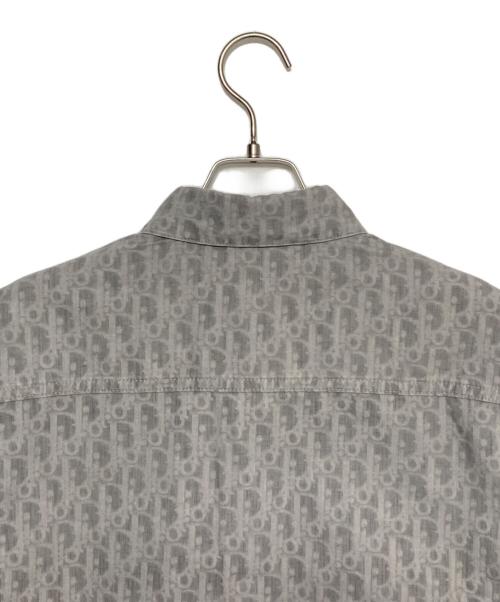Dior（ディオール）DIOR (ディオール) オブリーク コットンデニムショートスリーブ オーバーシャツ グレー サイズ:38の古着・服飾アイテム