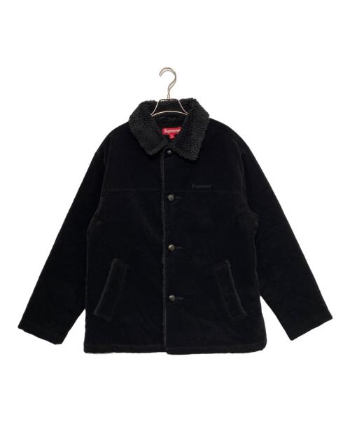 SUPREME（シュプリーム）Supreme (シュプリーム) Kindermann Uncut Corduroy Car Coat ブラック サイズ:Mの古着・服飾アイテム