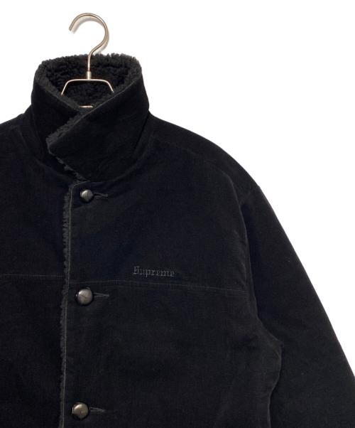 SUPREME（シュプリーム）Supreme (シュプリーム) Kindermann Uncut Corduroy Car Coat ブラック サイズ:Mの古着・服飾アイテム