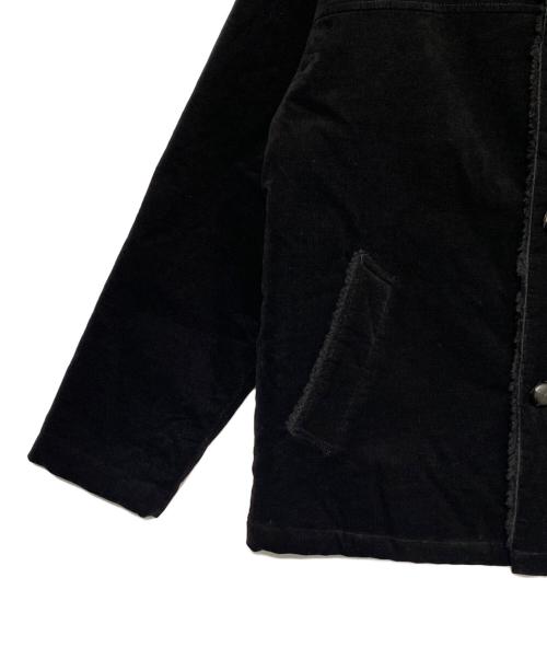 SUPREME（シュプリーム）Supreme (シュプリーム) Kindermann Uncut Corduroy Car Coat ブラック サイズ:Mの古着・服飾アイテム
