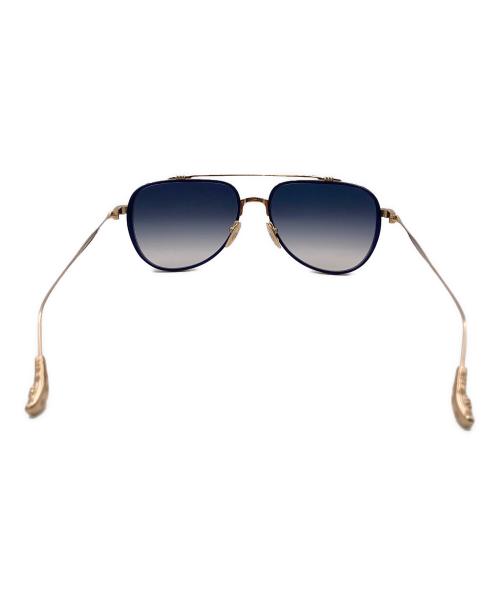 CHROME HEARTS（クロムハーツ）CHROME HEARTS (クロムハーツ) Whisker Biscuit ブルー×ゴールド サイズ:59□17-141の古着・服飾アイテム