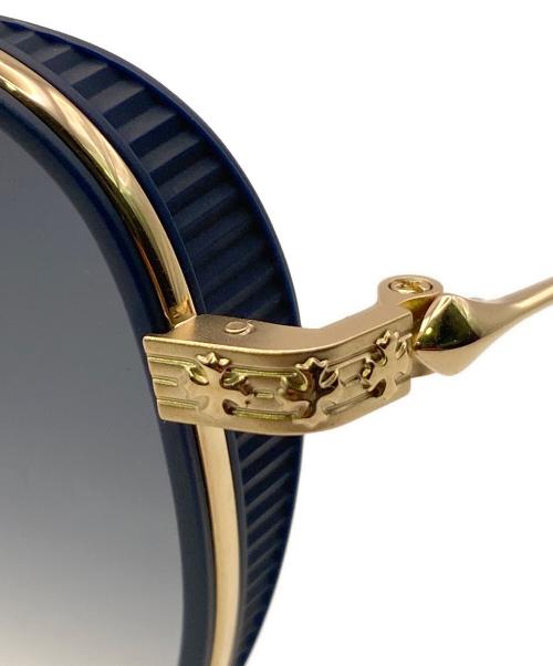 CHROME HEARTS（クロムハーツ）CHROME HEARTS (クロムハーツ) Whisker Biscuit ブルー×ゴールド サイズ:59□17-141の古着・服飾アイテム