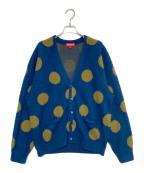 SUPREMEシュプリーム）の古着「Brushed Polka Dot Cardigan」｜ブルー