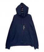LOUIS VUITTONルイ ヴィトン）の古着「Beaded Shark Pullover Hoodie」｜ネイビー