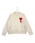 AMI Alexandre Mattiussiアミアレクサンドルマテュッシ）の古着「Ami de Coeur セーター」｜ホワイト