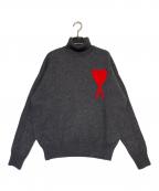 AMI Alexandre Mattiussiアミアレクサンドルマテュッシ）の古着「ハートロゴセーター」｜グレー